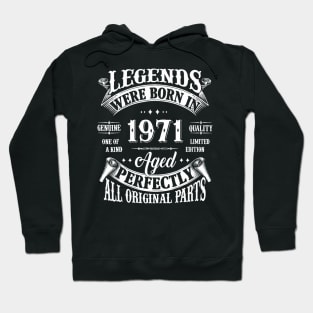 53Rd Birthday Tee 53 Years Old Legends Born In 1971 Hoodie